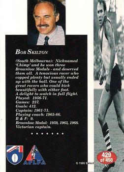 1995 Select AFL #429 Bob Skilton Back